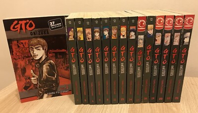 GTO Great Teacher Onizuka English Manga Lot Of 15 Volumes | eBay
