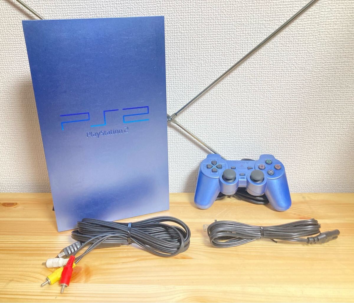 Sony PlayStation 2 SCPH-39000TB Aqua Blue Console Japan Limited