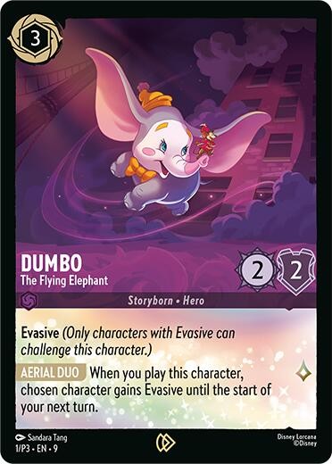 Dumbo - The Flying Elephant 1 Disney Lorcana Promo Cards Cold Foil