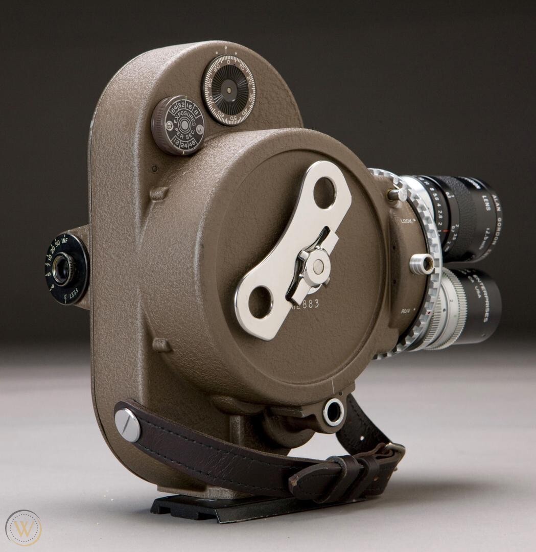 Bell & Howell 16mm Filmo 70DR Cine Camera w/3 Lenses Reconditioned