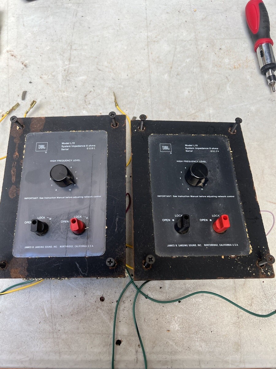 Jbl L19 two crossovers good two way speakers | eBay