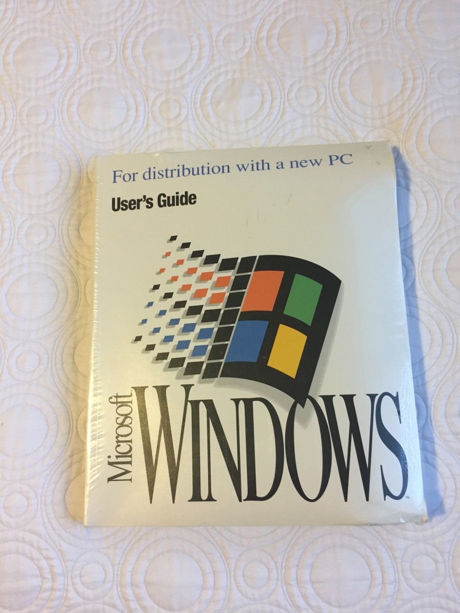 Microsoft Windows 3.1 sealed manual and disks (Collector and
