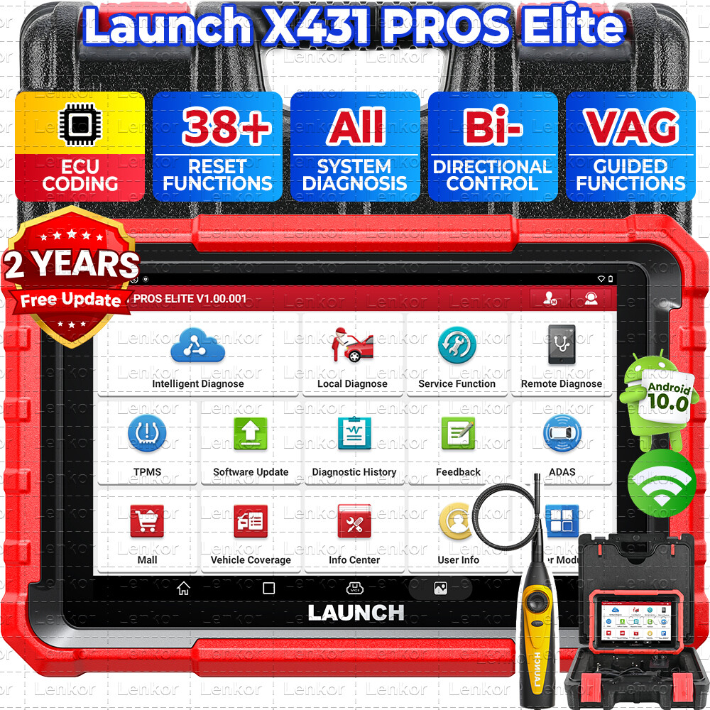 2025 Newest LAUNCH X431 Pro Elite V+ Bidirectional Car Diagnostic