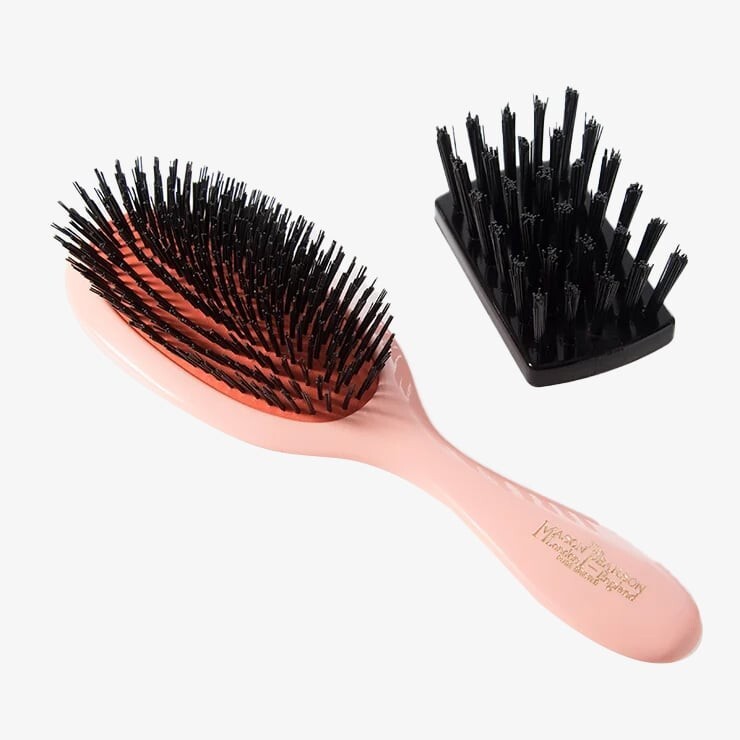 MASON PEARSON HANDY BRISTLE PINK Comes with cleaning brush from