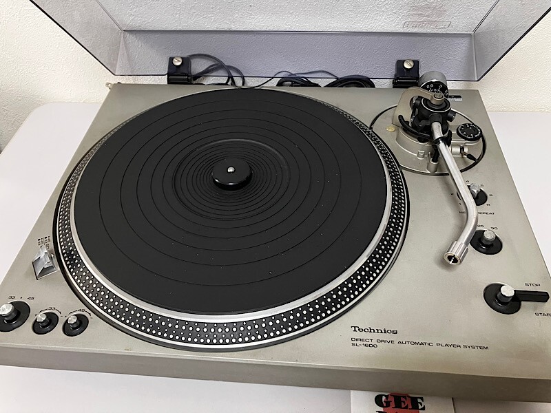 Technics SL-1600 Direct Drive Automatic Turntable Tested Good