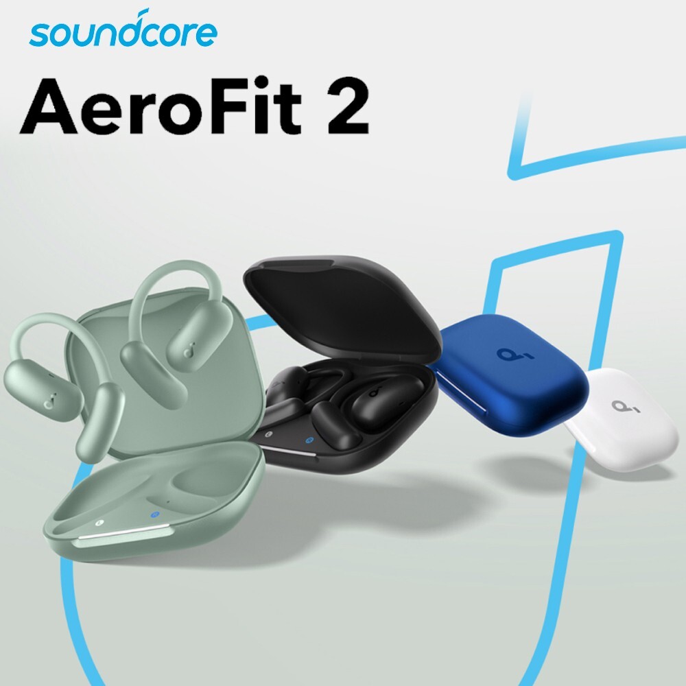 Soundcore AeroFit 2 Open-Ear Headphones Translation Earbuds Hooks