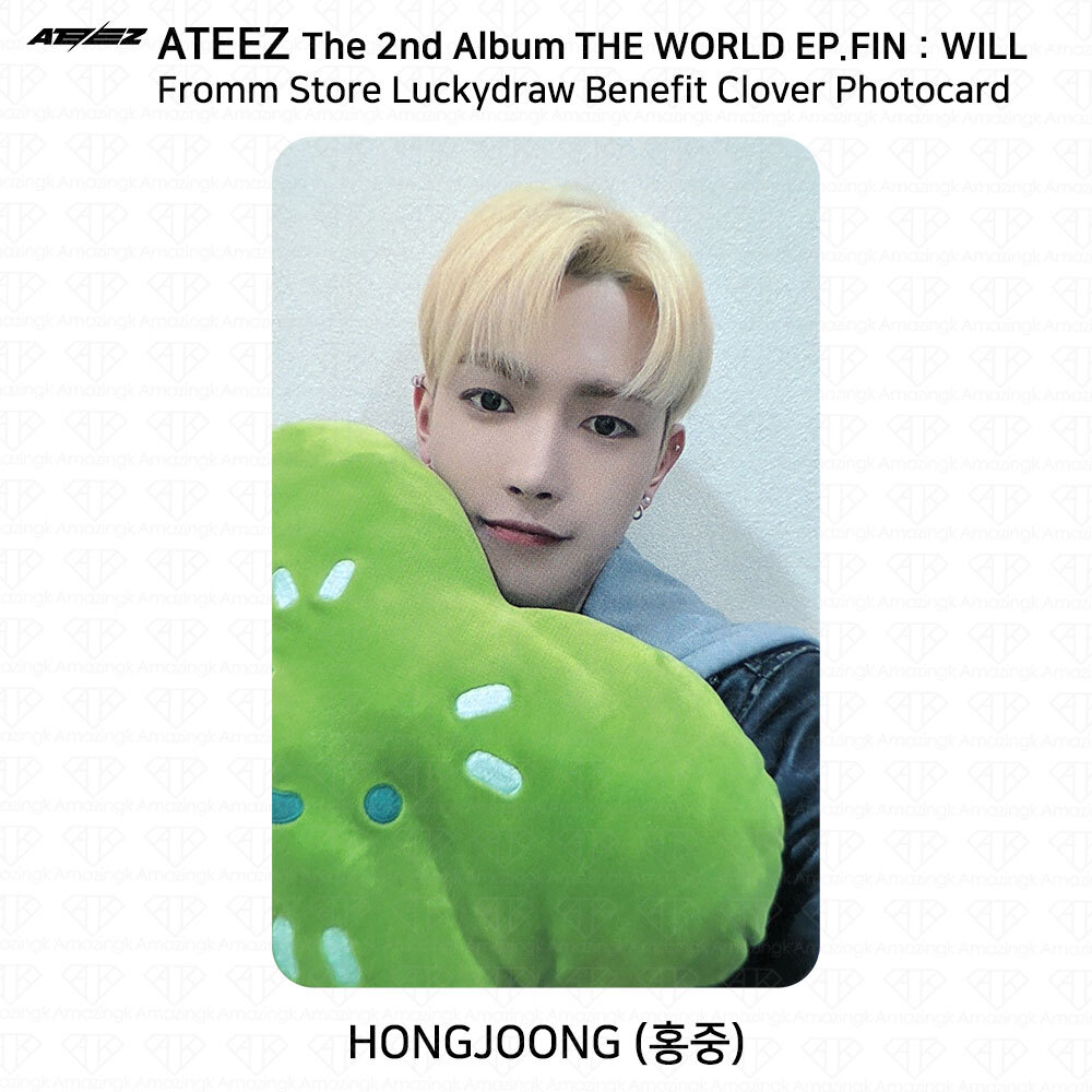 ATEEZ THE WORLD EP.FIN WILL Fromm Store Lucky Draw Photocard