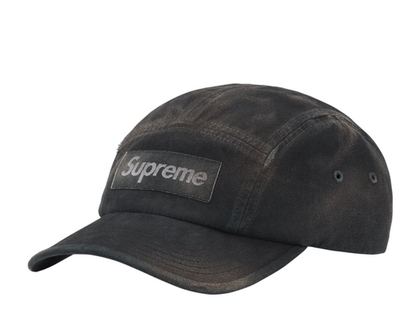 Supreme Overdyed Camp Cap Hat Box Logo Hat Black FW25 | eBay