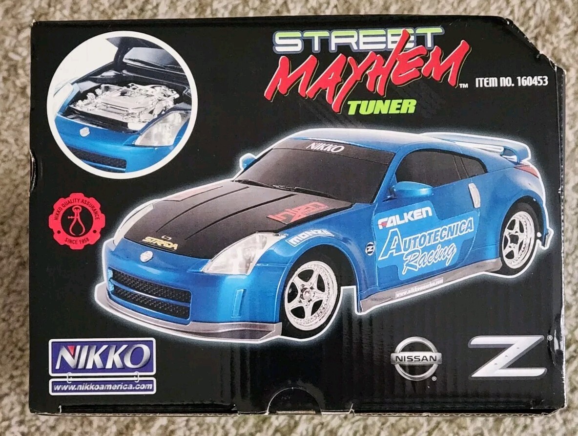 Nikko Nissan Z Street Mayhem Tuner Remote Control RCCar Rare New