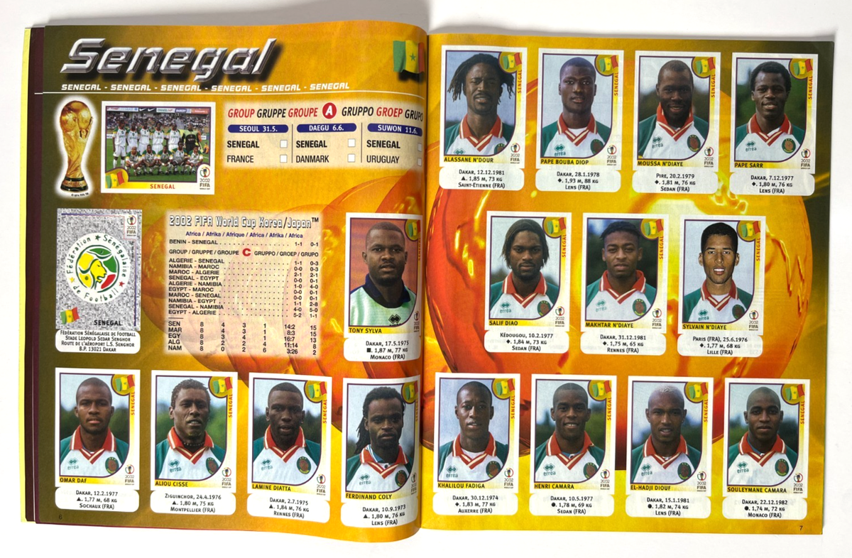 ALBUM FIFA World Cup KOREA JAPAN 2002 PANINI Complete Magazine