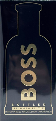 HUGO BOSS BOTTLED TRIUMPH ELIXIR PARFUM INTENSE SPRAY FOR MEN 3.3