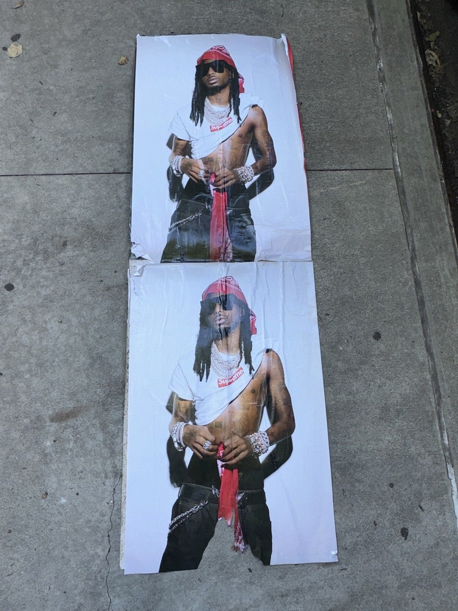 Playboi Carti Supreme FW 2025 RARE Box Logo Exclusive Poster NYC