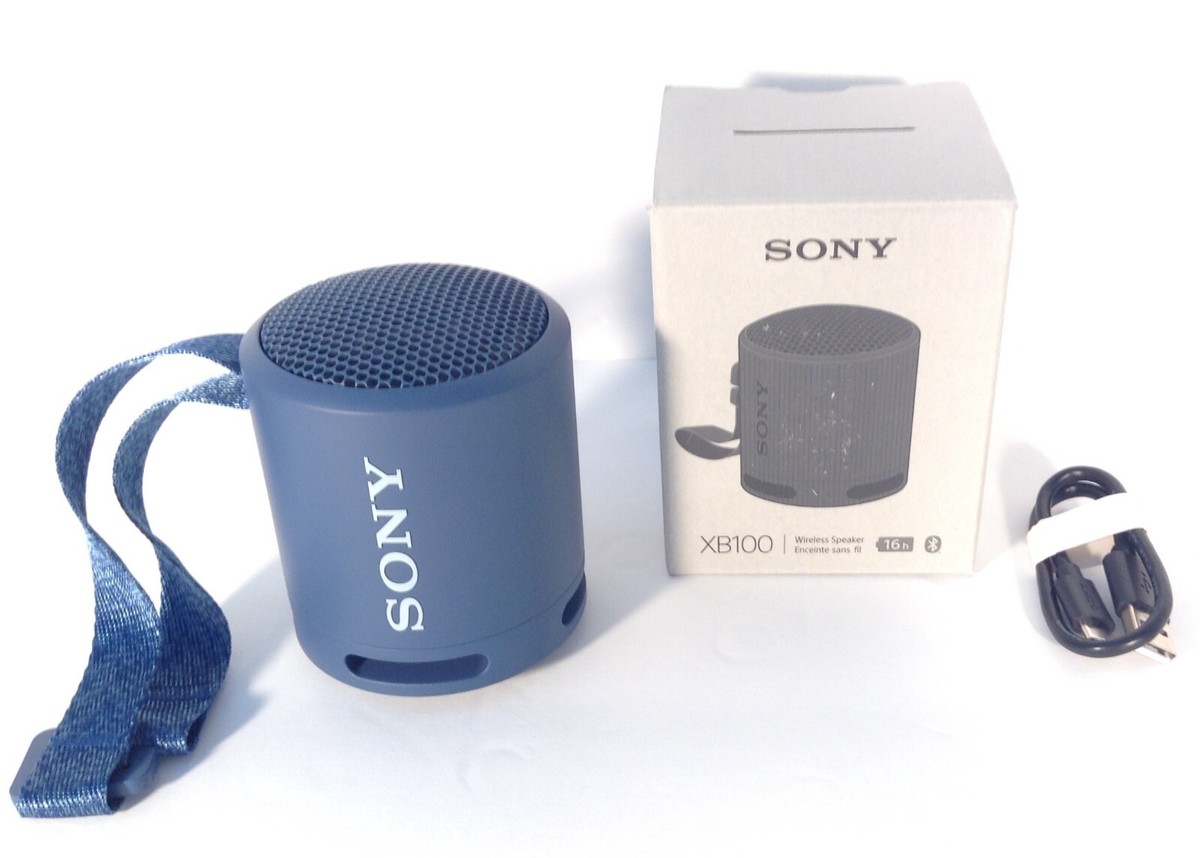 Sony SRS-XB100/B Portable Bluetooth Speaker Waterproof SRSXB100