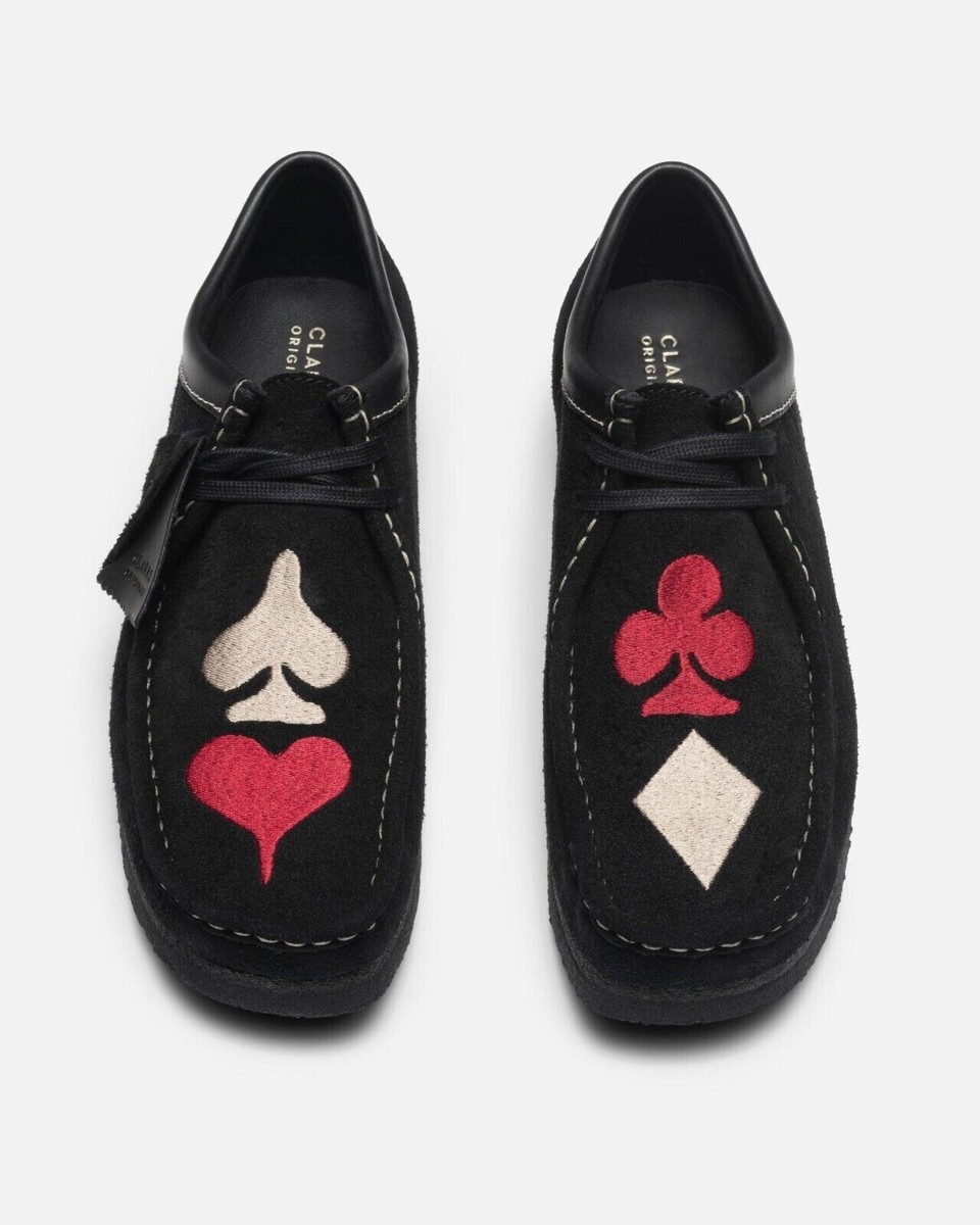 Stussy x CLARKS Originals Wallabee Black Suede SIZE US5.5 Brand