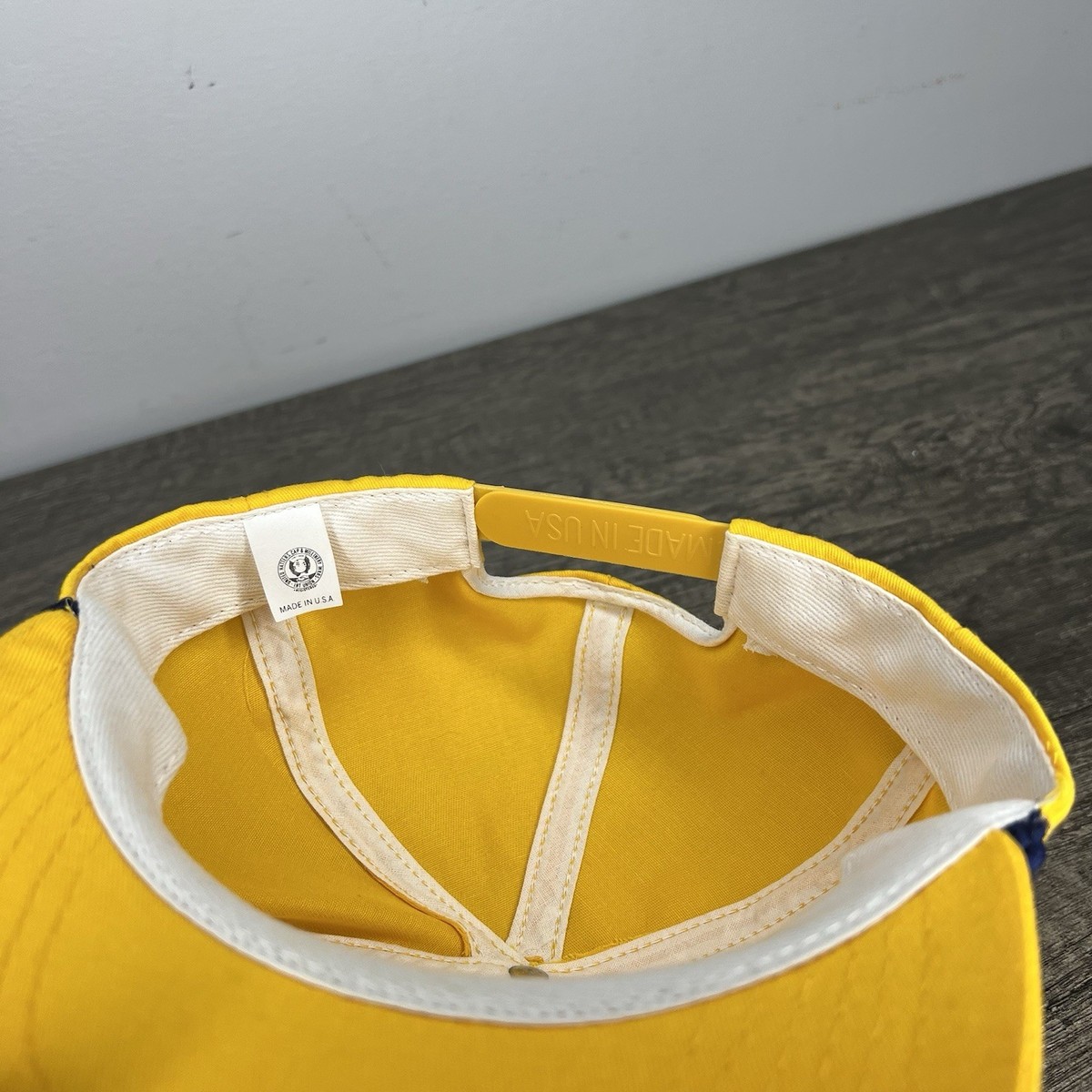 NEW Vintage Camel GT Snapback Hat Cap Yellow Made USA World Class