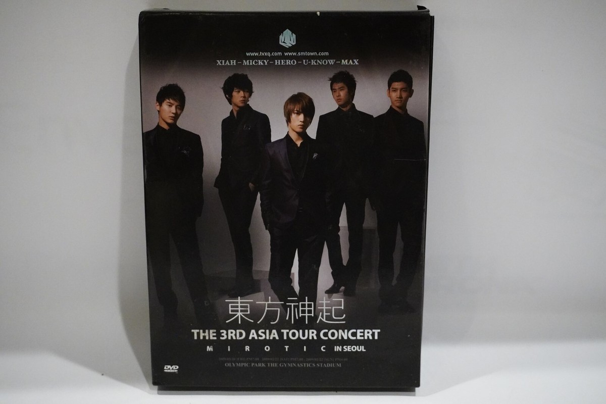 DVD TOHOSHINKI THE 3RD ASIA TOUR CONCERT MIROTIC IN SEOUL KOREA