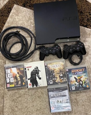 PlayStation 3 Black Console 250GB CECH-2003B with 2Controller