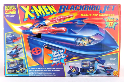 NEW 1994 Marvel Comics X-Men Blackbird Jet Vehicle by Toy Biz
