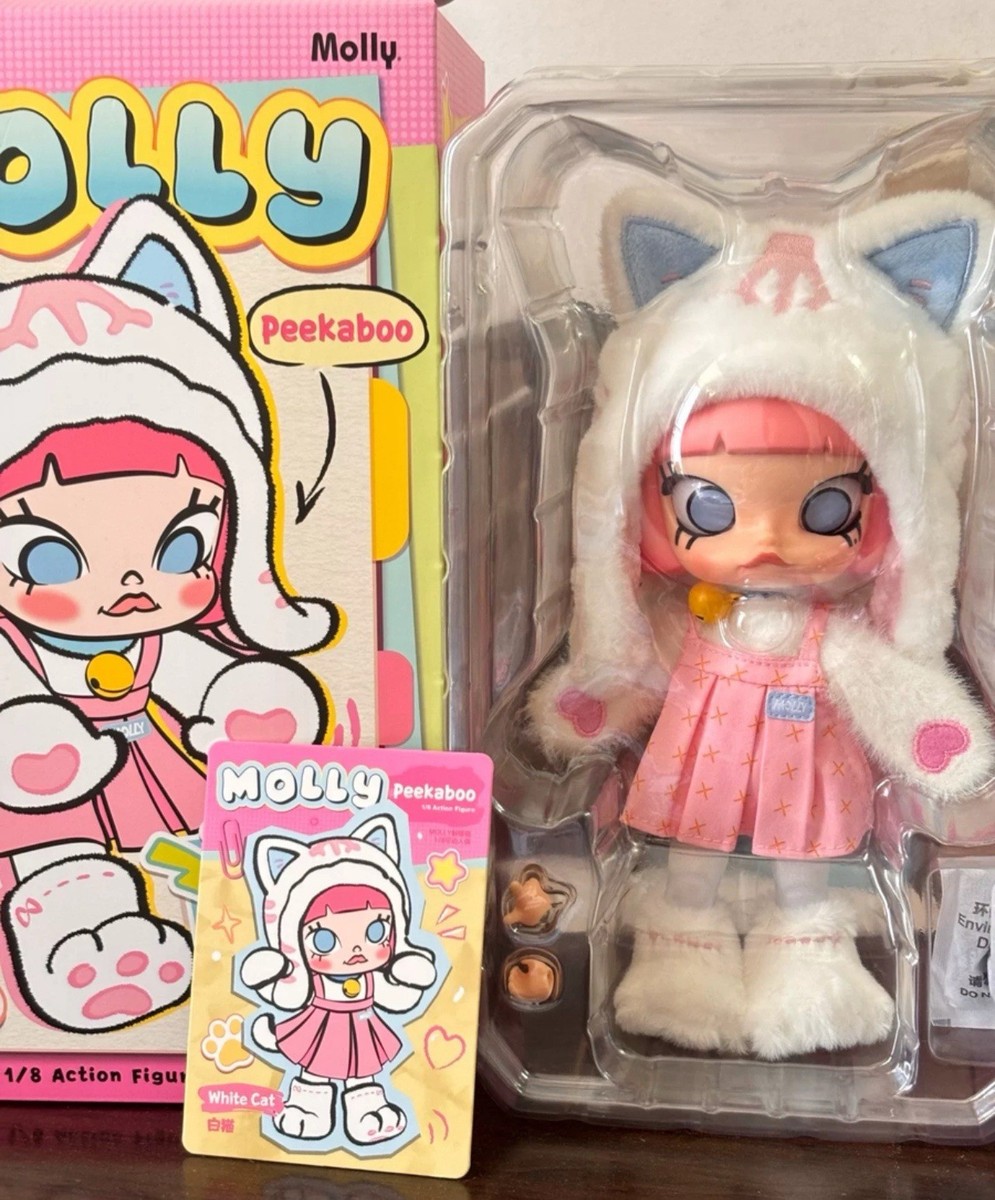 Authentic POPMART MOLLY Peekaboo 1/8 Moveable Doll Confirmation