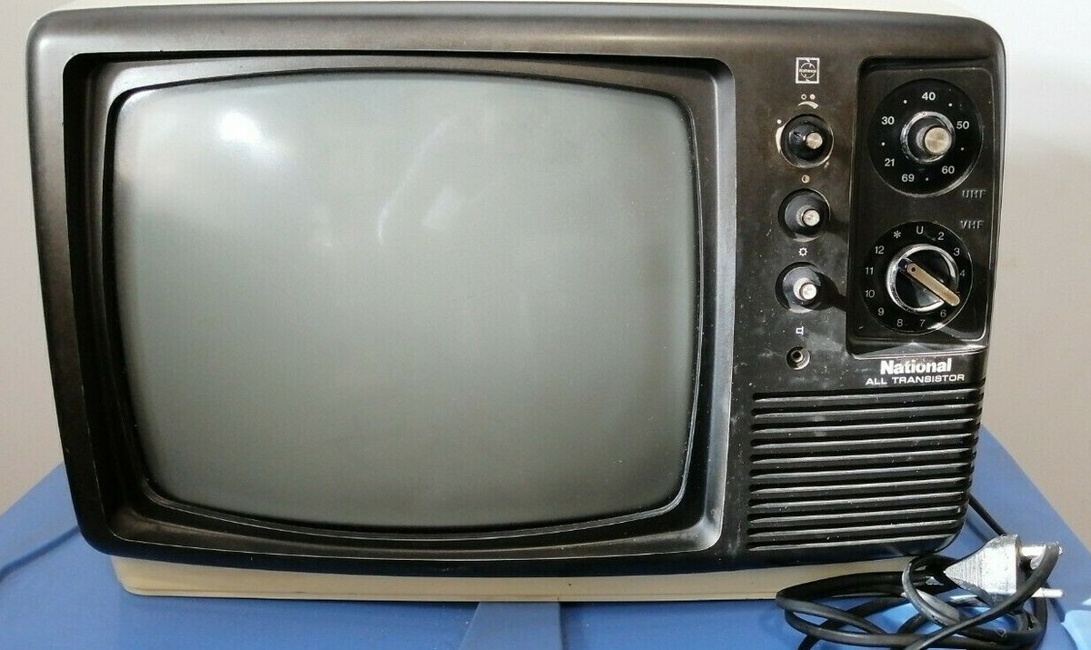 Vintage Transistor TV National TR-602EA Space Age 1976 By