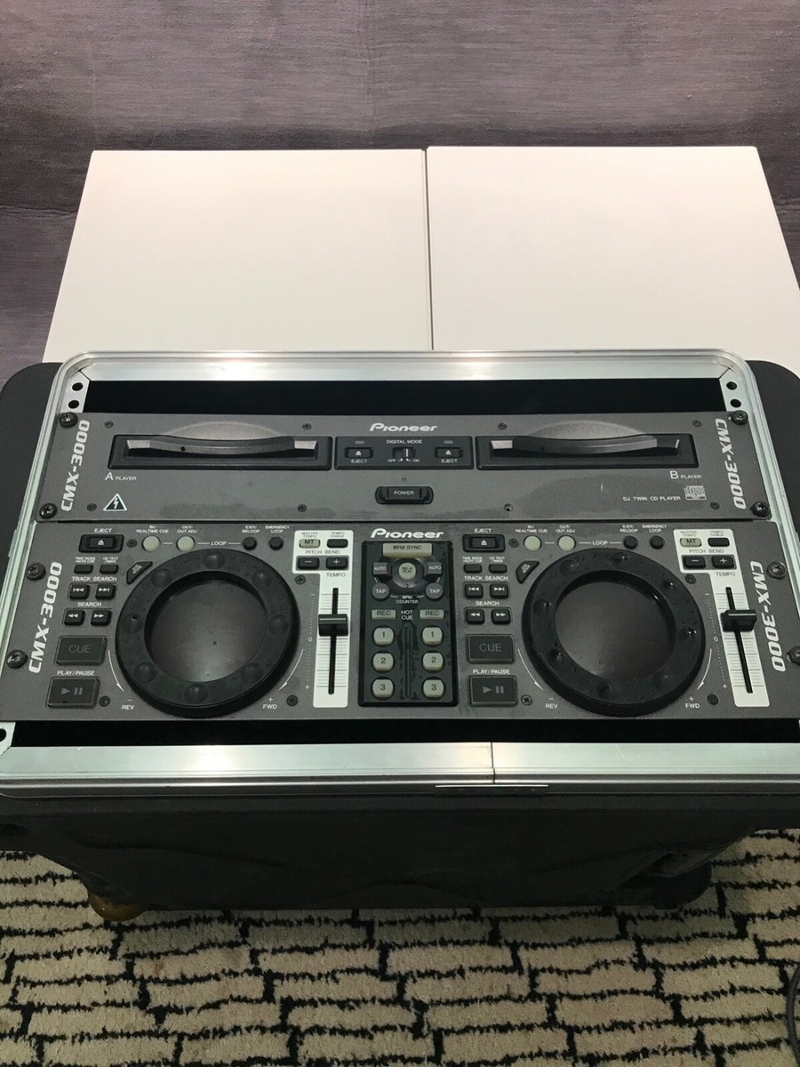 pioneer cmx-3000 professional dual dj twin cd player rack mount | eBay
