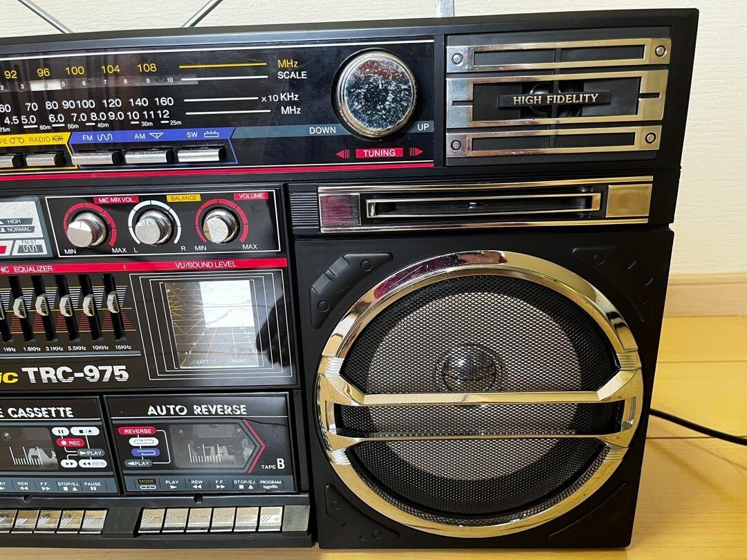 LASONIC TRC 975 JUMBO BOOMBOX Radio Cassette Player From Japan