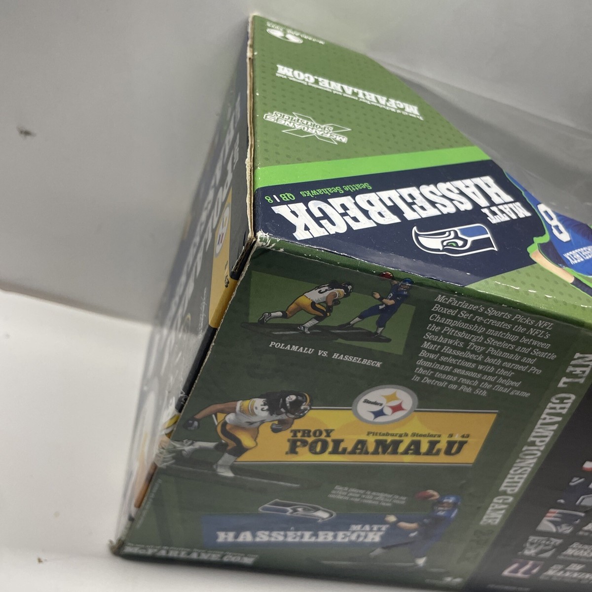 レア 未開封】NFLマクファーレン 2pack ☆ハッセルベックvsポラマル