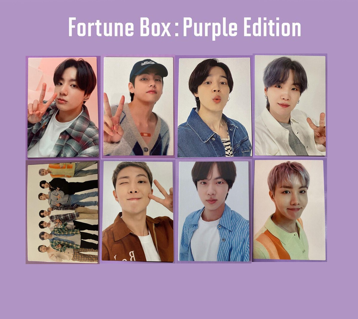 BTS Fortune Box: Purple Edition S ver. JAPAN FC Limited Photocard