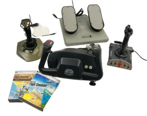 Flight Simulator Yoke and Pedals | eBay