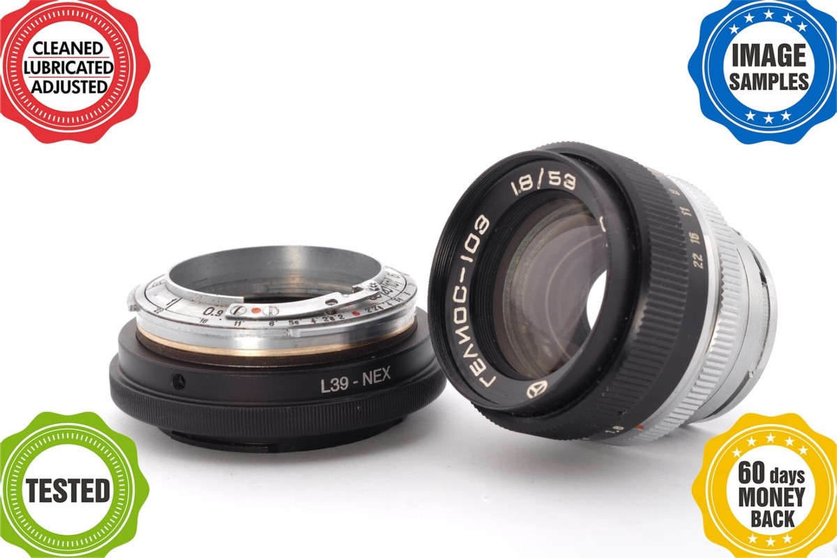 Contax KIEV RF to Sony E adapter with focusing part + GIFT Helios