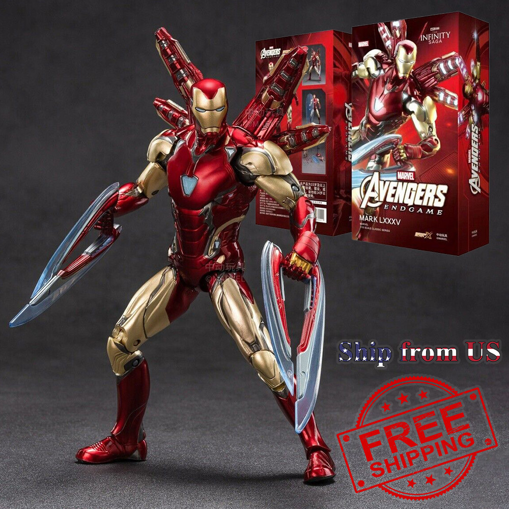 Marvel Avengers Endgame Iron Man Mark 85 MK85 Ironman Toy Action
