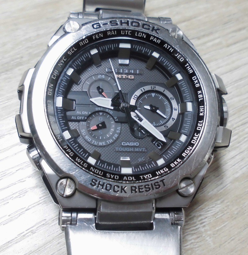 Near MINT]Casio G-Shock MTG-S1000D-1AJF Black dial Radio Wave