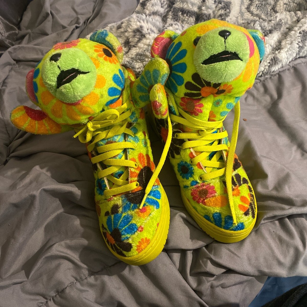 Jeremy Scott X Adidas Teddy Bear Collab Shoe | eBay