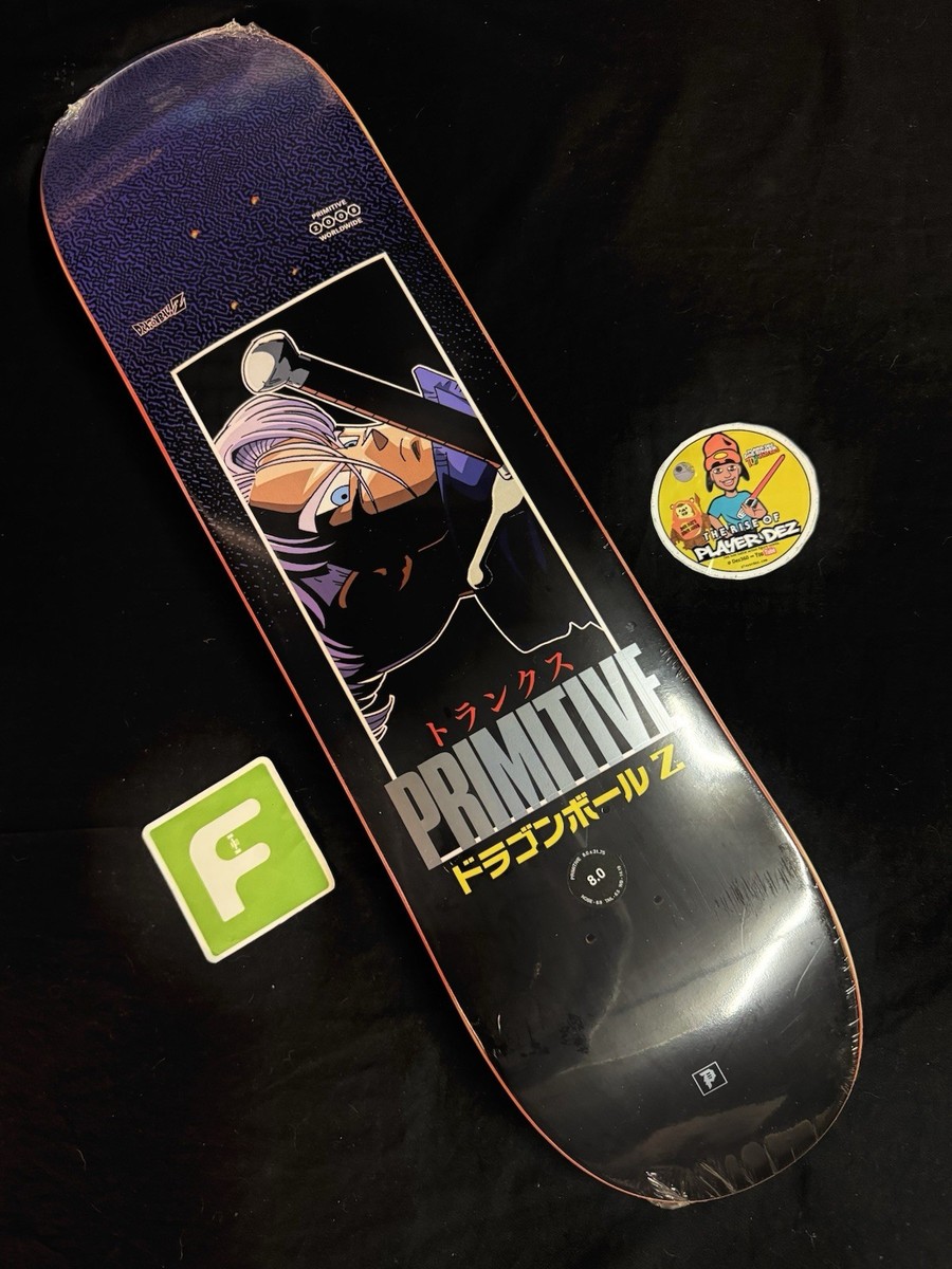 RARE Future Trunks Resistance Dragon Ball Z Primitive Skateboard