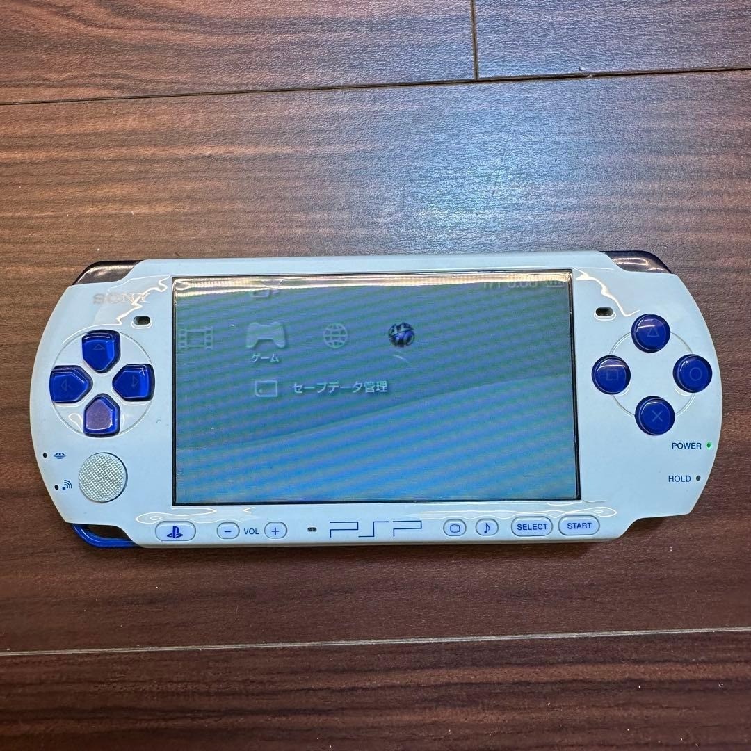 Sony PSP 3000 Value Pack White & Blue Handheld System for sale