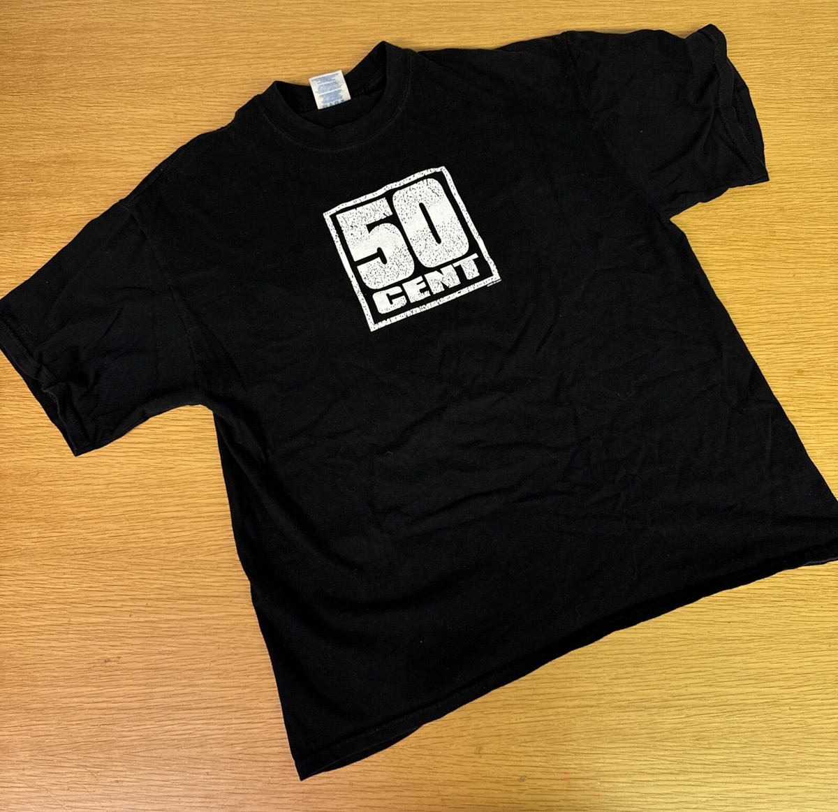 50 Cent Rap Tee PROMO SHIRT G UNIT Sz XL Y2K Black 90s | eBay