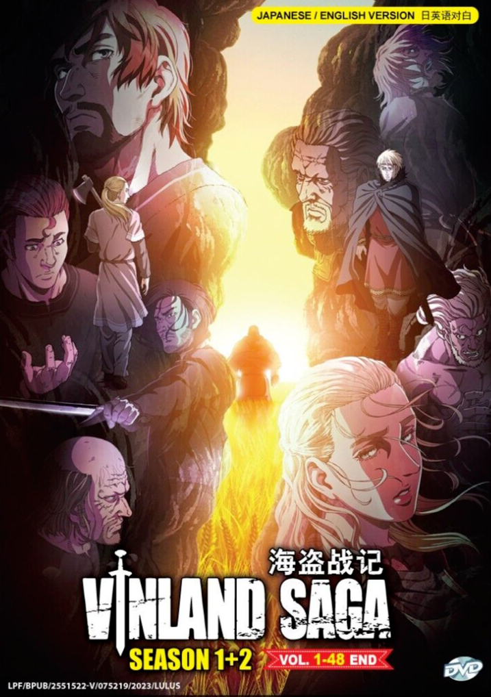 Vinland Saga Season 1-2 Ep.1-48 End Complete Anime DVD [English