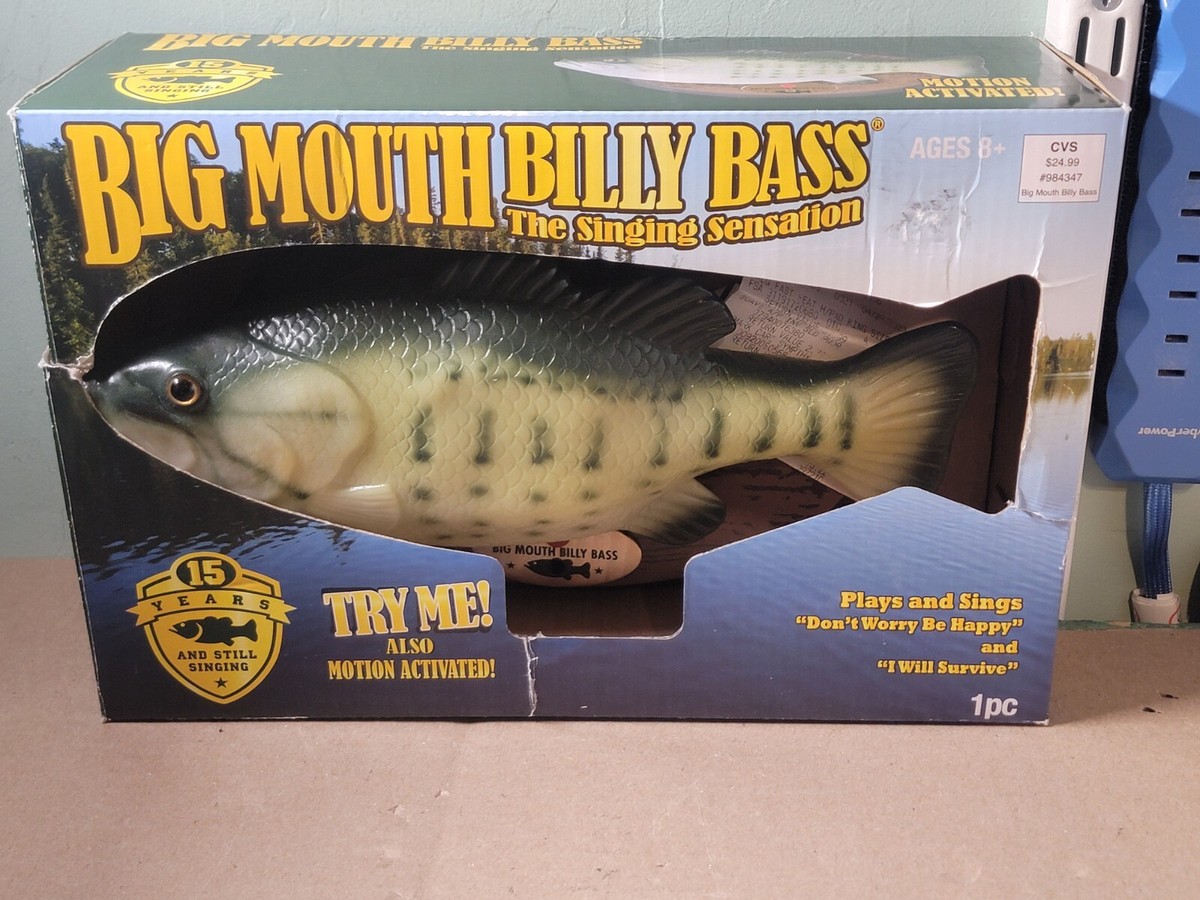 Big Mouth Billy Bass The Singing Motion Fish I WILL SURVIVE/ DONT