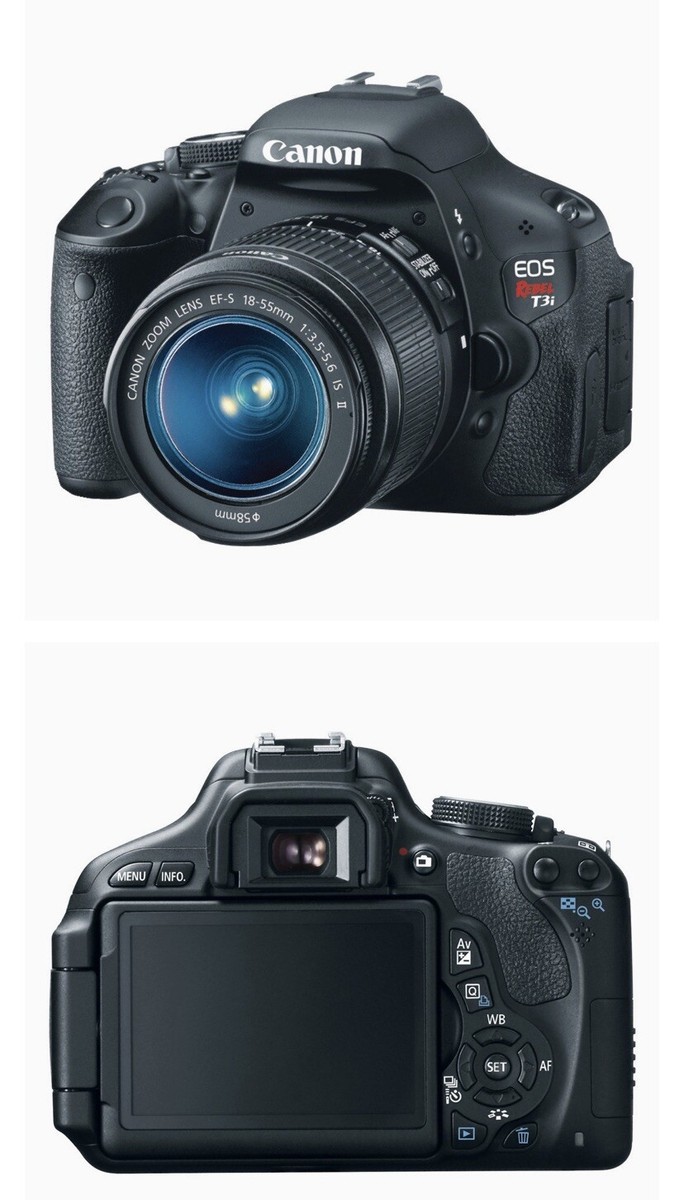 Canon Rebel T3i EOS 600D Digital Camera Kit Bundle 18-55mm 55