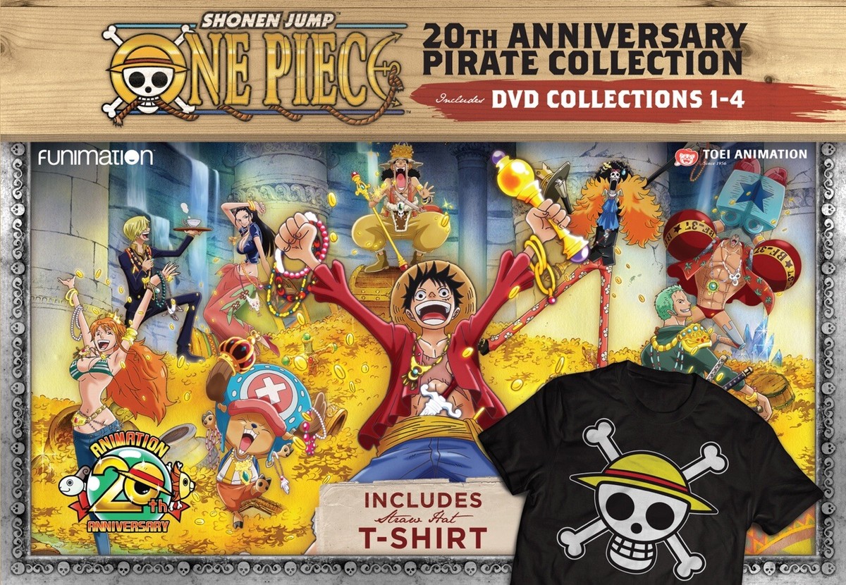 One Piece 20th Anniversary Pirate Collection DVD Box Set Walmart