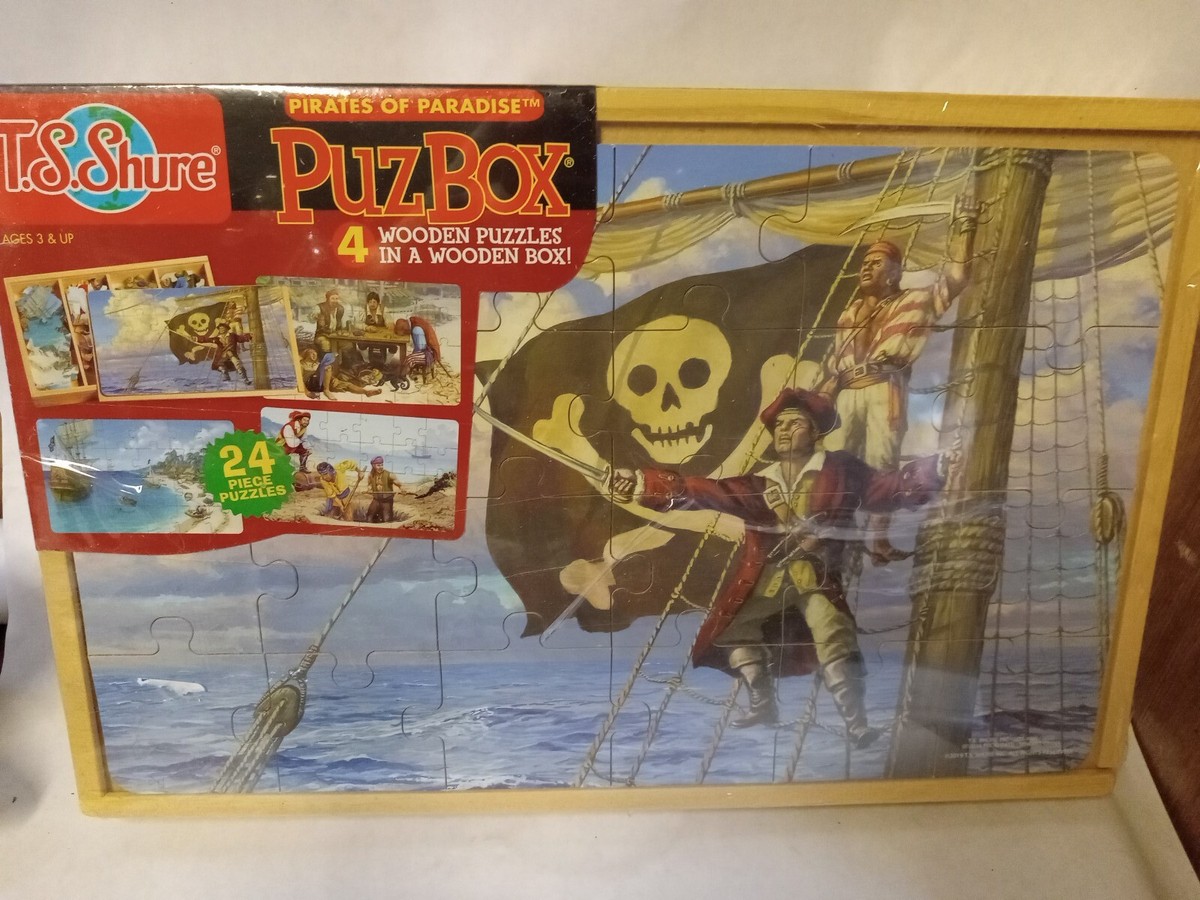 T.S. Shure Classic Handmade Quality Wood Box pirates of paradise 4