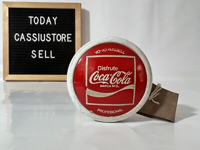 Vintage Yo-Yo Yoyo Russell Profesional Disfrute Coca Cola