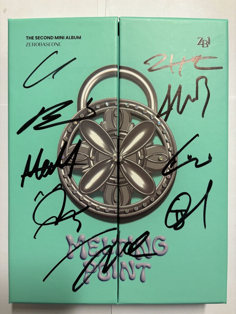 ZEROBASEONE [MELTING POINT] All Member Autographed Signed Album | eBay