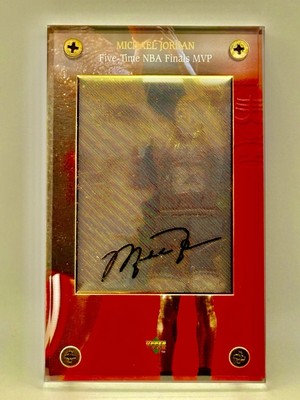 1997-98 Upper Deck Michael Jordan 24K Gold Five-Time NBA Finals