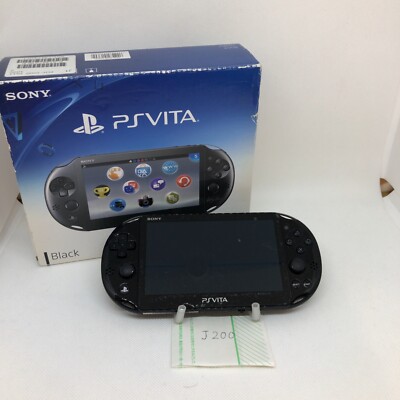 PS Vita PCH-2000 Console Black PSV Slim Box Excellent #J200 | eBay