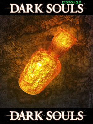 Dark Souls Estus Flask Resiin Model Handmade Toy Cosplay Prop