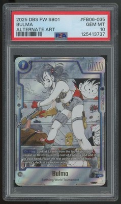 2025 Dragon Ball Fusion World Bulma Manga Booster Alt Art #FB06