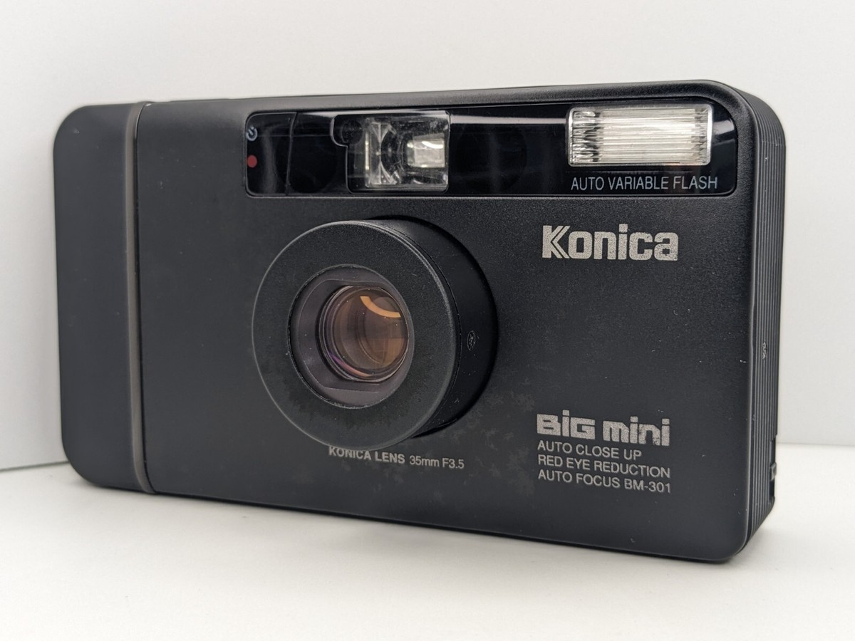 As-is] Konica BIG mini BM-301 35mm Film Camera FOR PARTS OR REPAIR