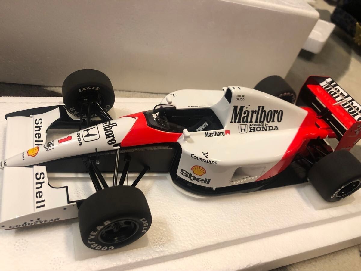 Autoart 1/18 Mclaren Mp4/6 Japanese Gp A. Senna Marlboro