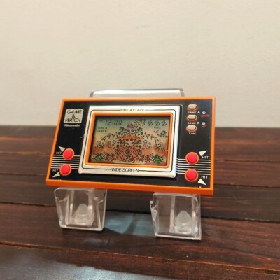 NINTENDO GAME AND & WATCH Fire Attack Wide Screen 1981 Direct From